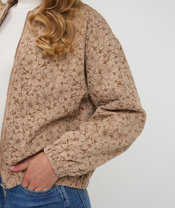 Esqualo Jacket Bomber flower 3D 
