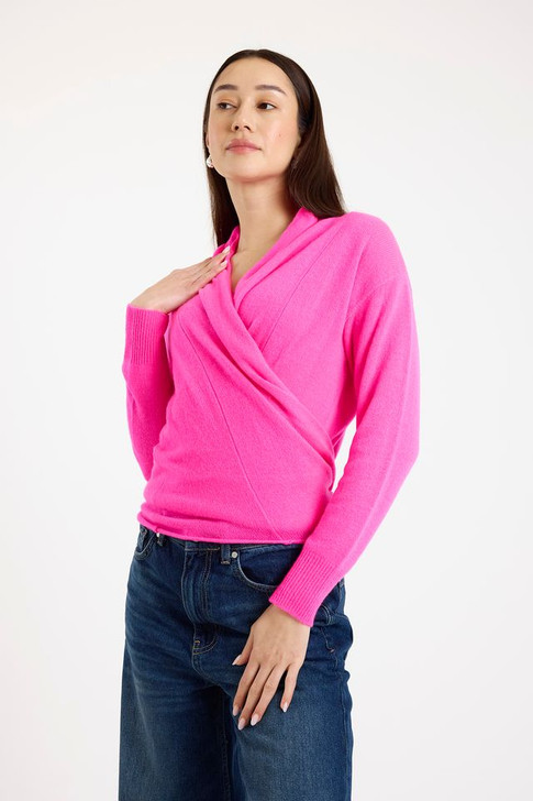 Brodie Valerie Multi Way Cardi Pink 