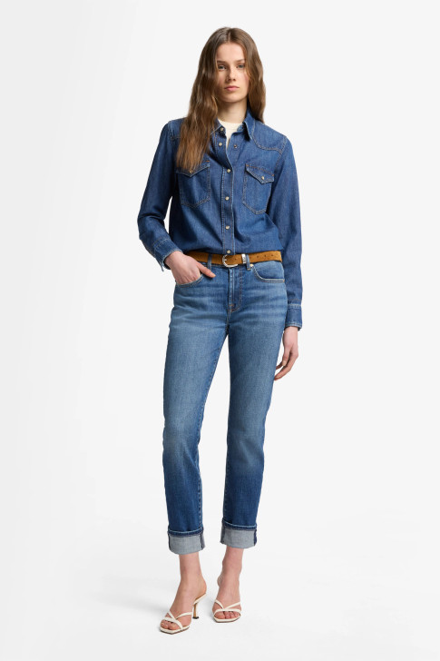7 For All Mankind Relaxed Skinny Slim Jeans 