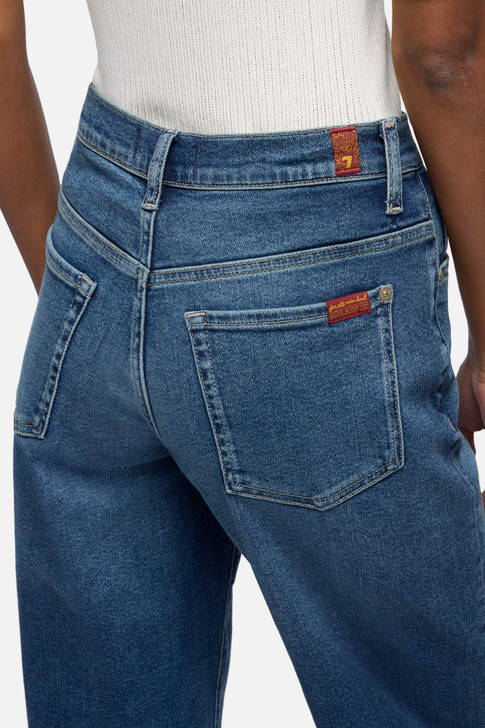 7 For All Mankind Stovepipe Straight Oceanstone 