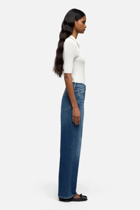7 For All Mankind Stovepipe Straight Oceanstone 