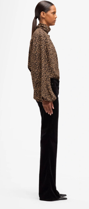 7 For All Mankind The Leggy Bootcut Velvet Black