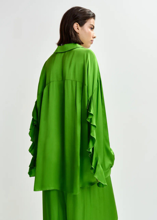 Essentiel Antwerp Oversized Ruffle Shirt Judith