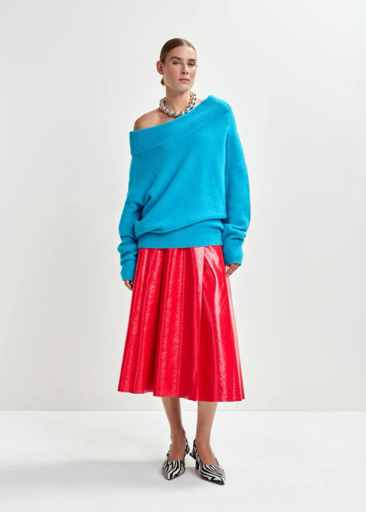 Essentiel Antwerp Faux Leather Skirt Jib