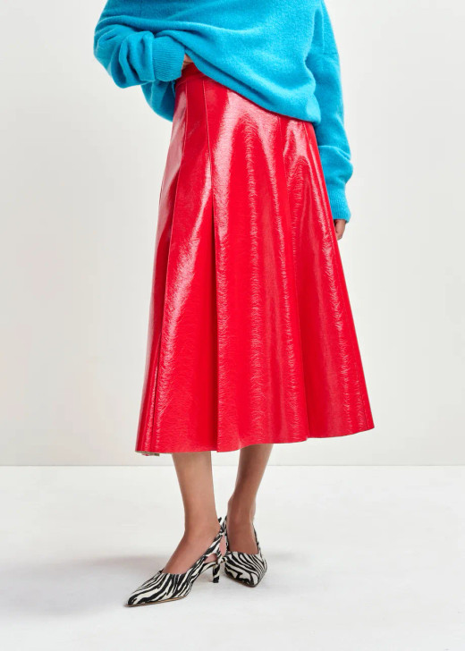 Essentiel Antwerp Faux Leather Skirt Jib