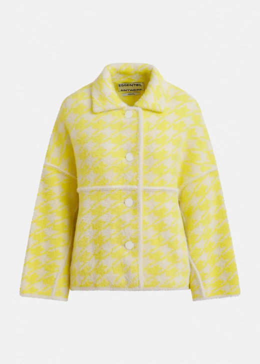 Essentiel Antwerp Knit Jacket Yellow