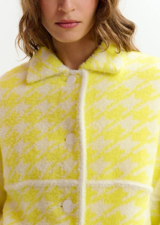 Essentiel Antwerp Knit Jacket Yellow