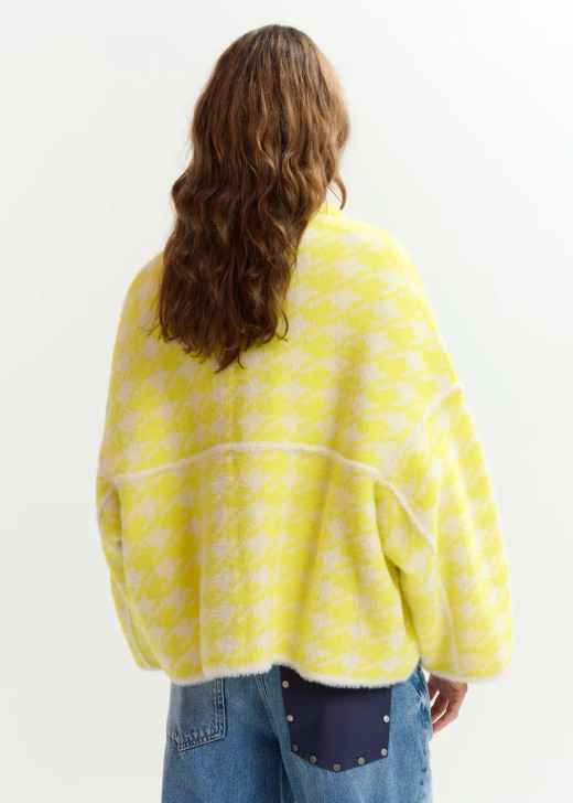 Essentiel Antwerp Knit Jacket Yellow