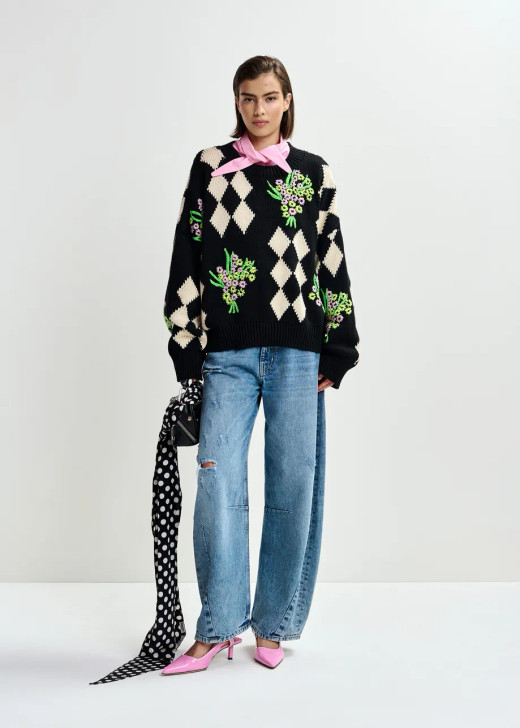 Essentiel Antwerp Embroidered Pullover