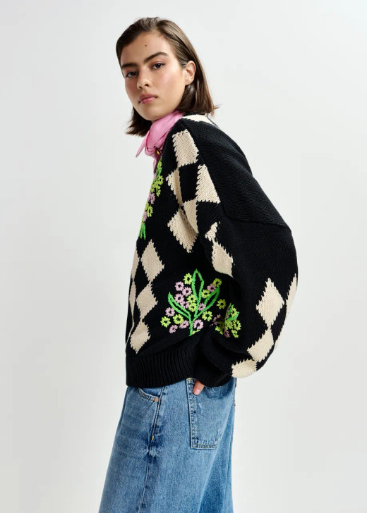 Essentiel Antwerp Embroidered Pullover