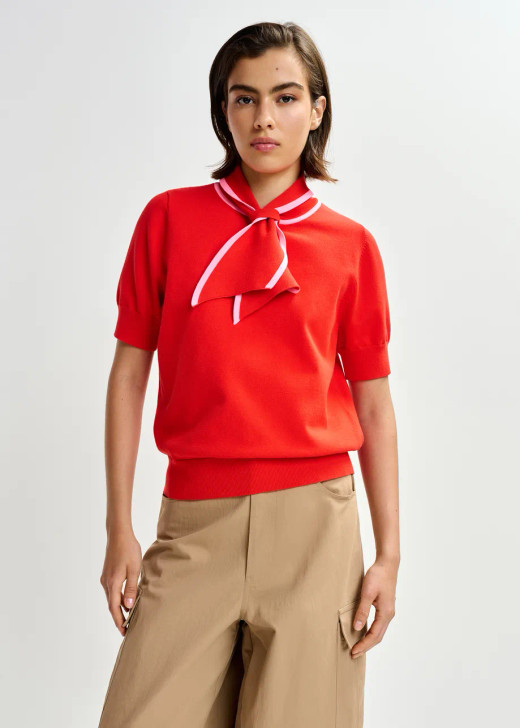 Essentiel Antwerp Contrast Colour Polo