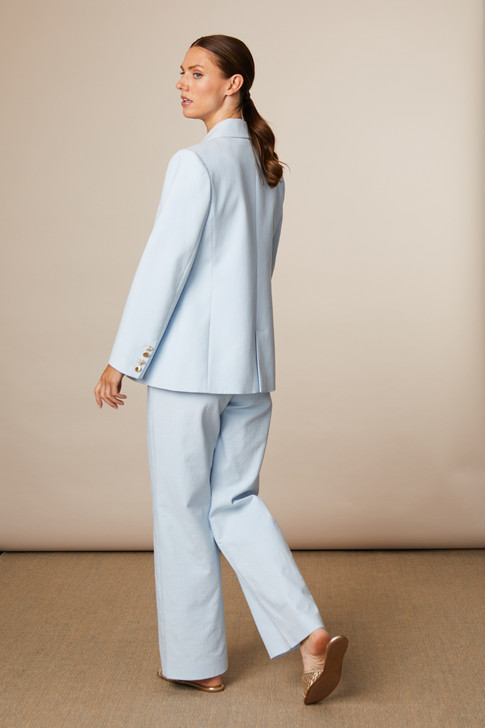 Fee G Candy Wide Leg Trouser Blue