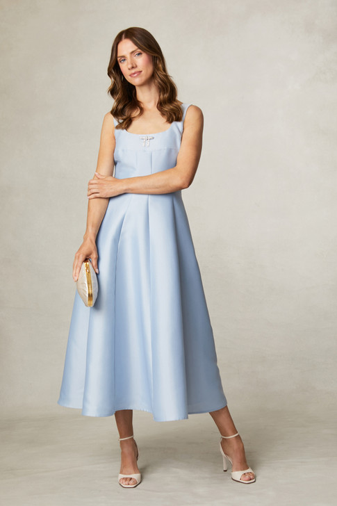 Fee G Vivian Panel Dress Blue