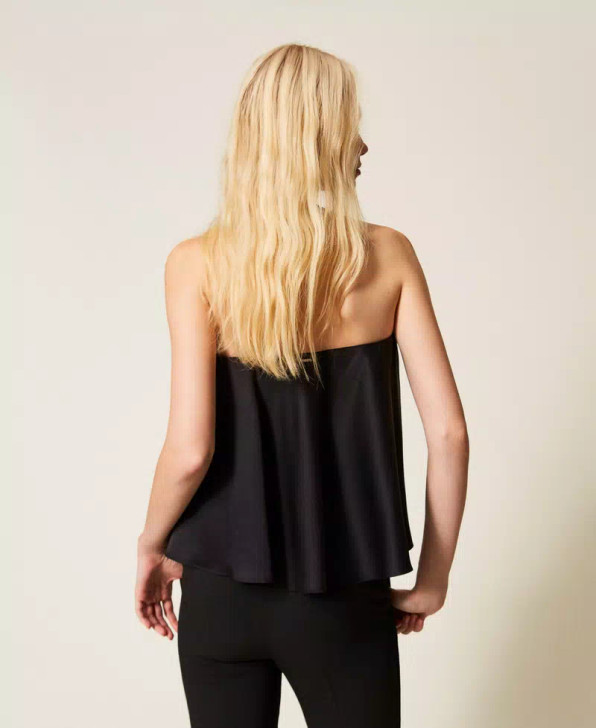 Twinset Satin bustier top