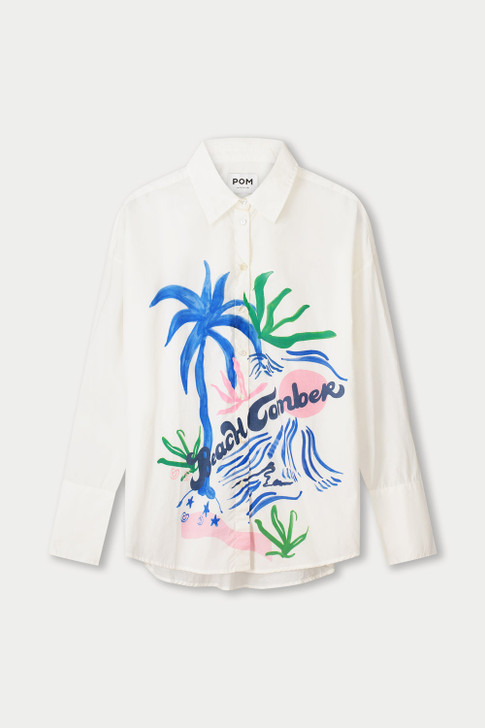Pom Amsterdam Blouse Poplin Beachcomber / SP9547