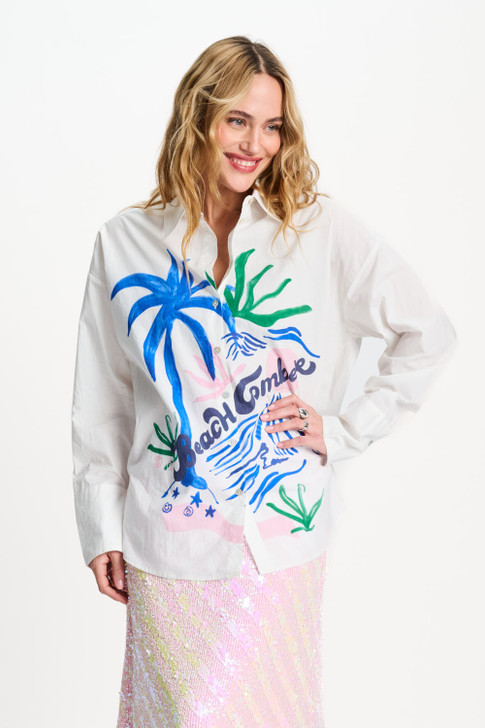 Pom Amsterdam Blouse Poplin Beachcomber 