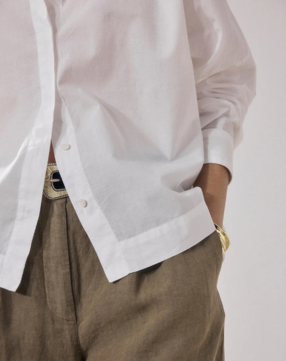 Hartford Cosma Woman Woven Shirt White
