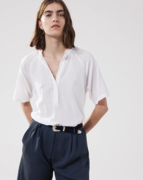 Hartford Tekke Shirt Woman Knitted Shirt White
