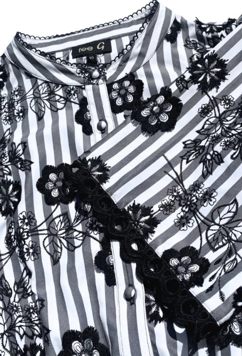 Fee G June Dress Black and White