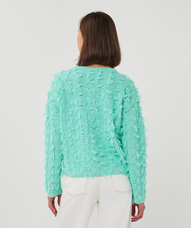 Esqualo Cardigan Fringes / SP26.02023