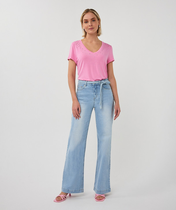 Esqualo T-Shirt V-neck Stones / SP26.30019