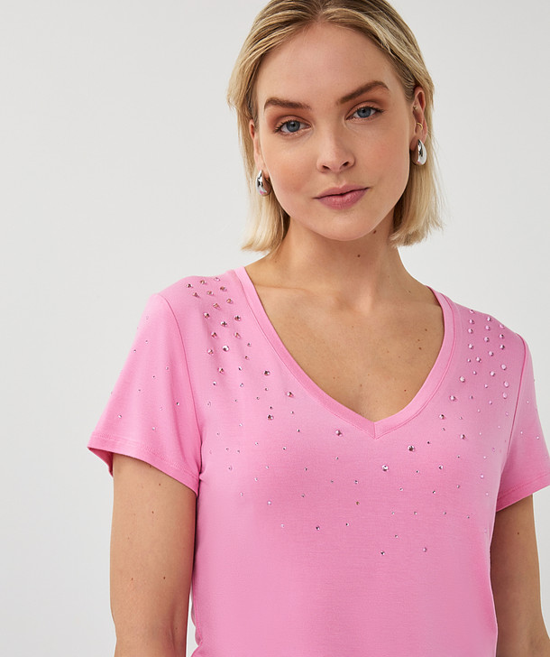 Esqualo T-Shirt V-neck Stones / SP26.30019