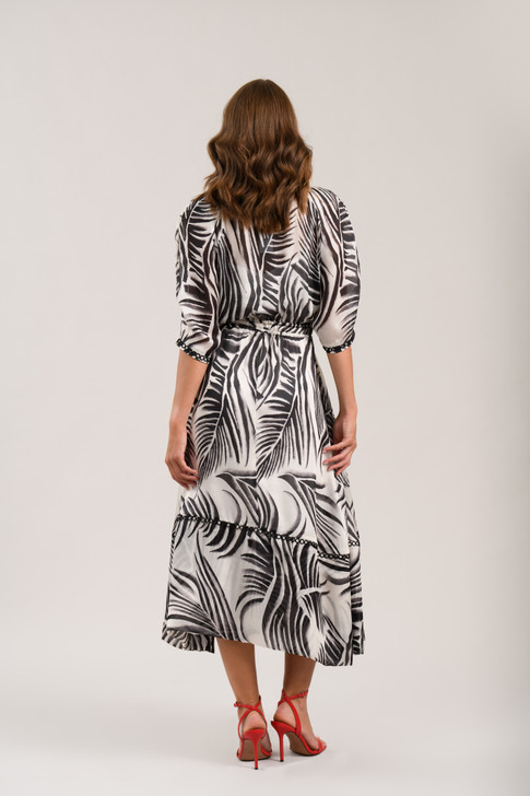 Sisters by Caroline Kilkenny July Dress Leaf Print