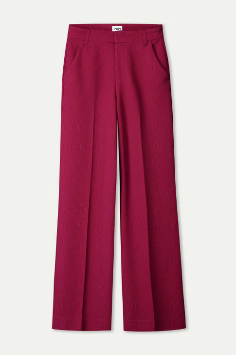 Pom Amsterdam Trousers Lara Burgundy Red