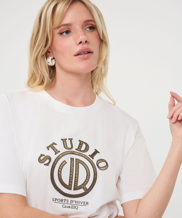 Esqualo T-shirt ''Studio Esq'' Off White  
