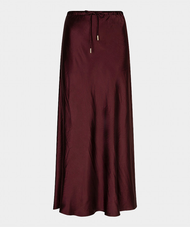 Esqualo Skirt Long Acetate Merlot / F26.05547