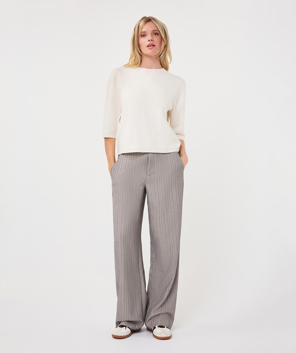 Esqualo Sweater Shoulder Off-White 