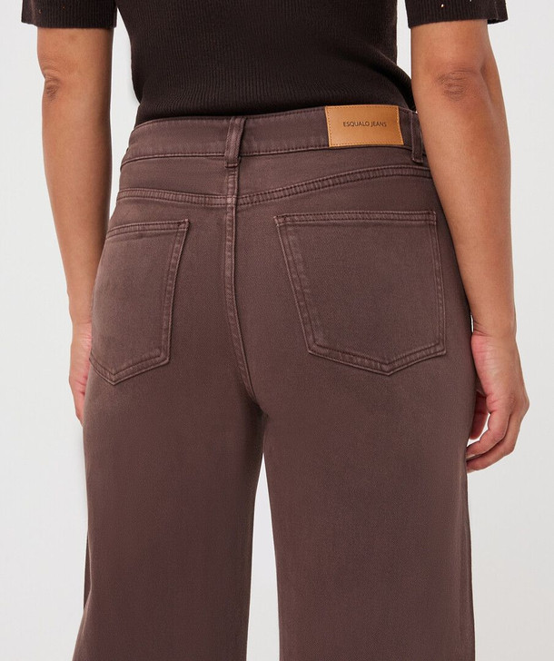 Esqualo Trousers Barrel Jeans Cacao 