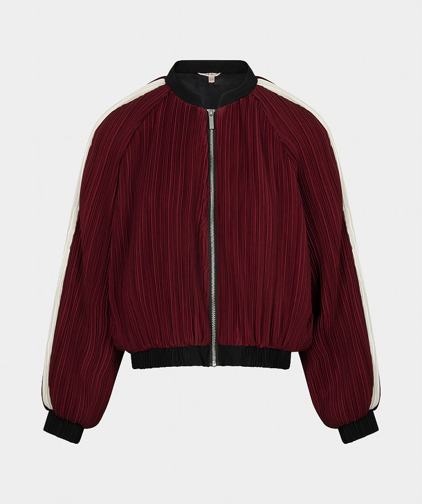 Esqualo Jacket Bomber Plisse Merlot / F26.28500