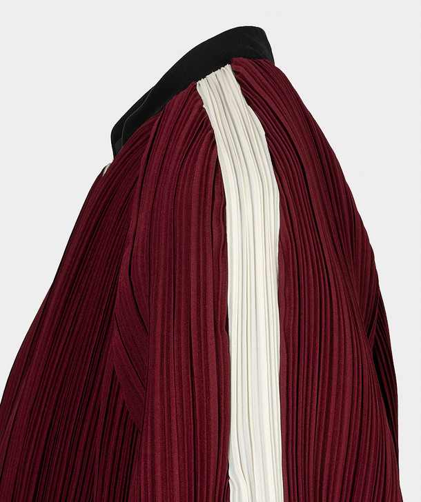  Esqualo Jacket Bomber Plisse Merlot 