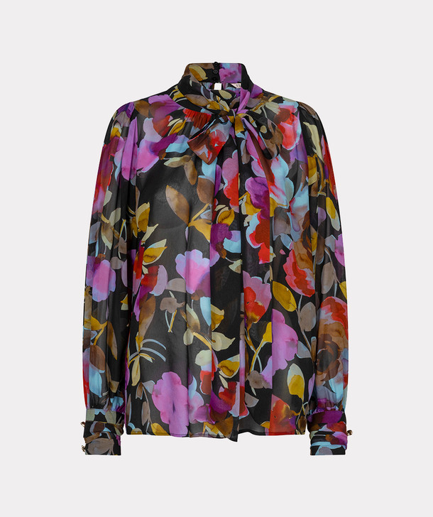 Esqualo Blouse Scarf Glowing Blossom 