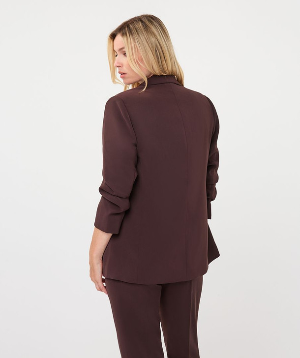 Esqualo Blazer 3/4 Slve Cacao F26.10501 