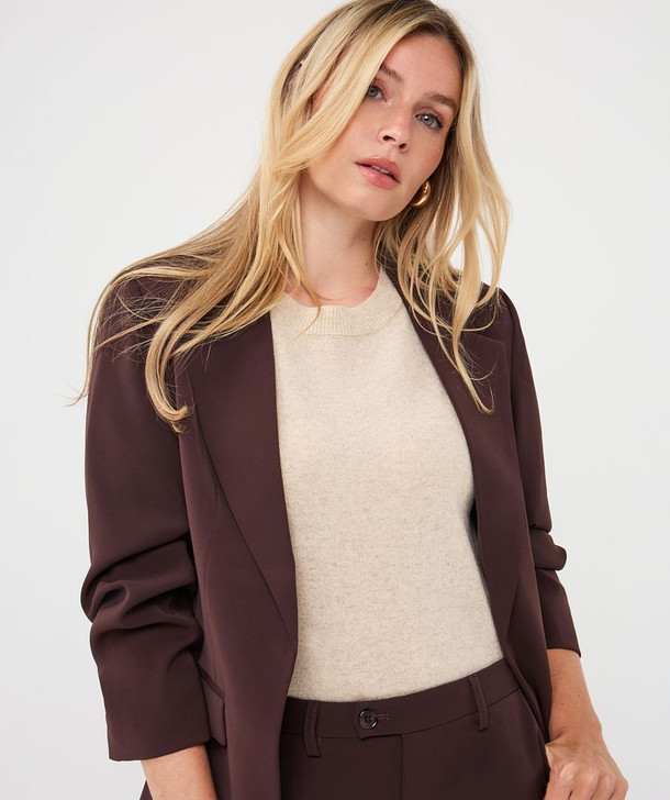 Esqualo Blazer 3/4 Slve Cacao F26.10501 