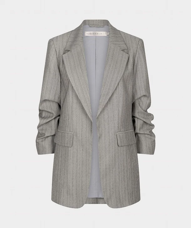 Esqualo Blazer 3/4 Slve Herringbone