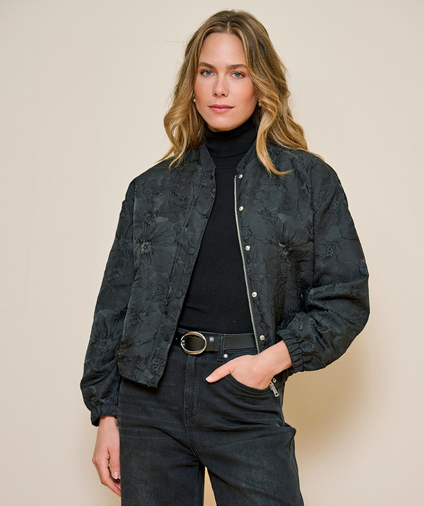 Esqualo Jacket fancy crinkle | F26.17515