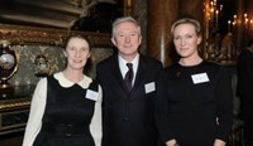 March 2014: Orla Kiely meets Queen Elizabeth 