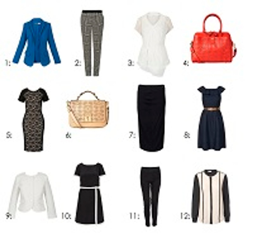 June 2014: Work Wear Wardrobe