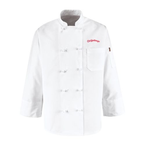 OS Long Sleeve French Knot Chef Coat