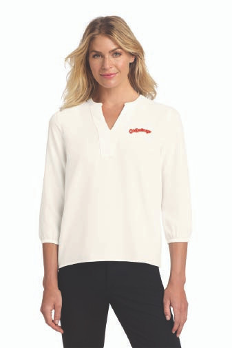 OS Mercer+Mettle® Women's Stretch Crepe 3/4-Sleeve Blouse