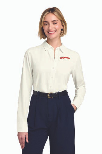 OS Brooks Brothers® Women’s Full-Button Satin Blouse