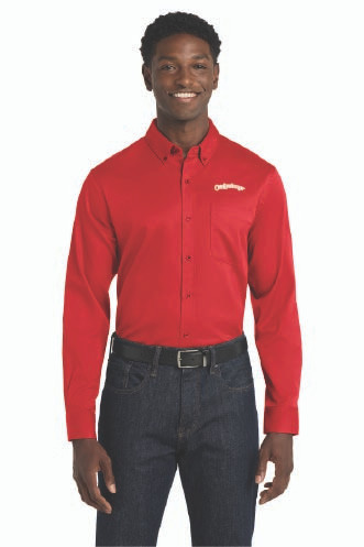 OS Port Authority® Long Sleeve SuperPro React™ Twill Shirt