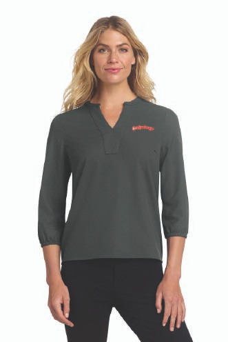 OS Mercer+Mettle® Women's Stretch Crepe 3/4-Sleeve Blouse