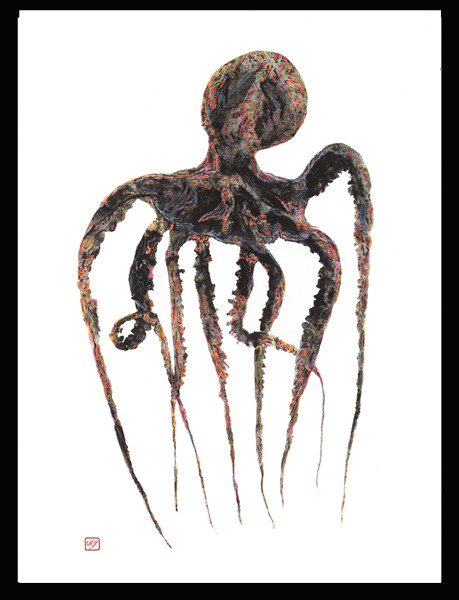 Gyotaku02 Octopus Print 6