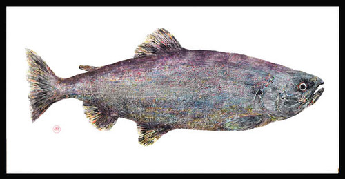 Gyotaku05 Pink Salmon