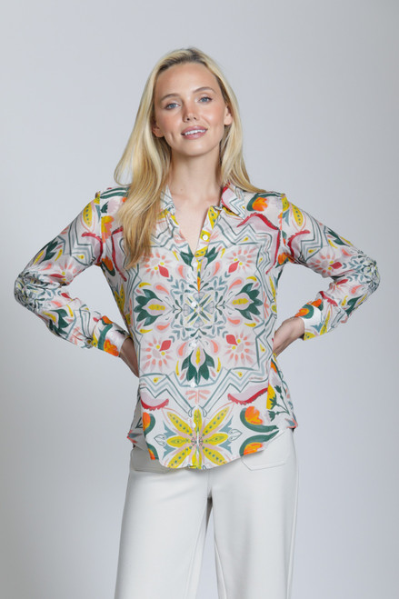 APNY BUTTON-UP WITH ROLL-UP SLEEVE SHIRT