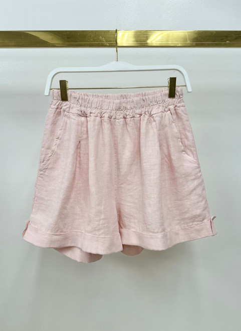 LINEN SHORTS WITH POCKETS